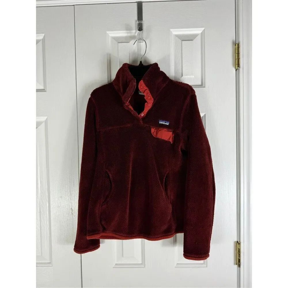 Patagonia Womens Burgundy Pullover Size Small